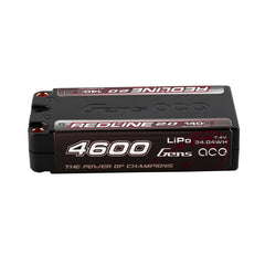 Gens ace Redline 2.0 4600mAh 2S 140C 7.4V HardCase 64# Lipo Battery with 5.0mm