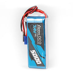 Gens Ace 5000mAh 2S 7.4v RX Lipo Battery with EC3 and JR-3P Plugs 109x42x19.5mm