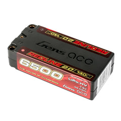 Gens Ace Redline 2.0 6500mAh 2S 140C 7.6V HV Shorty Lipo Battery with 5.0mm