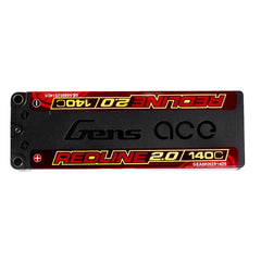 Gens Ace Redline 2.0 6600mAh 2S1P 7.6V 140C HardCase HV Lipo Battery Pack with