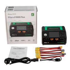 Gens Ace IMars D1000 Plus G-Tech Smart Dual AC Charger, 2x 500w 1-7S