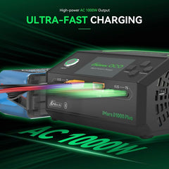 Gens Ace IMars D1000 Plus G-Tech Smart Dual AC Charger, 2x 500w 1-7S
