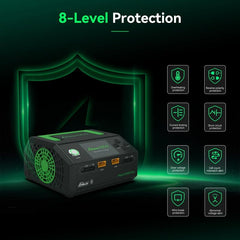 Gens Ace IMars D1000 Plus G-Tech Smart Dual AC Charger, 2x 500w 1-7S