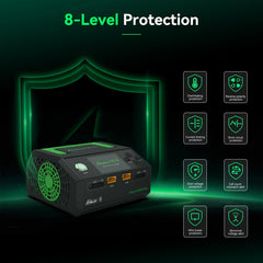 Gens Ace IMars D1000 Plus G-Tech Smart Dual AC Charger, 2x 500w 1-7S