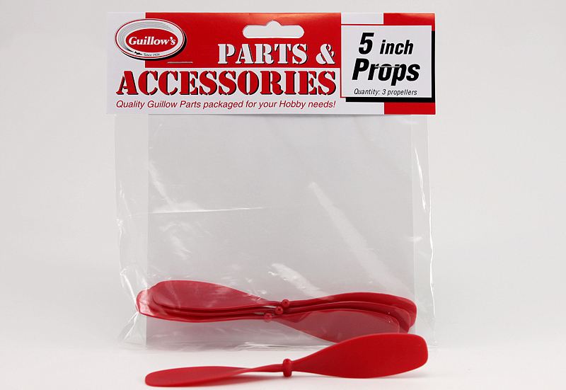 Guillows 5" Plastic Propeller (3)