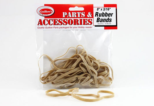 Guillows 6" x 3/16 Rubber Band (10)