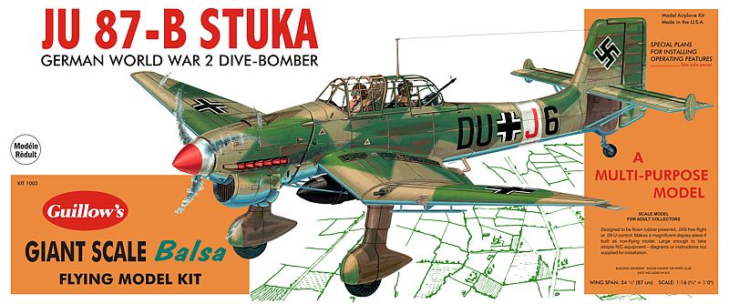 Guillows 1/16 JU-87B Stuka