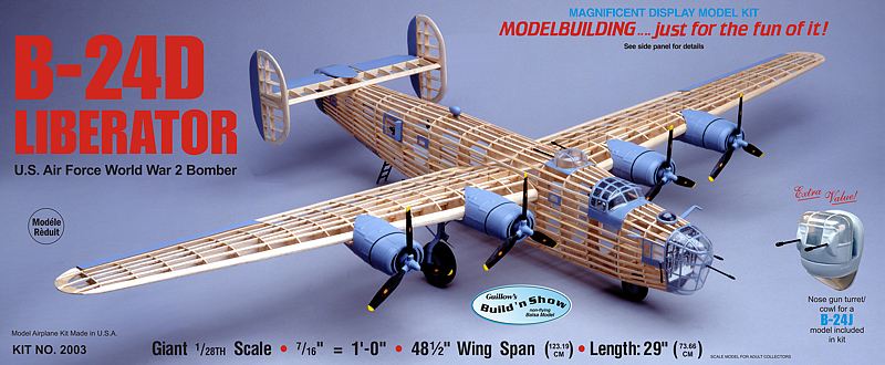 Guillows 1/28 B-24D Liberator