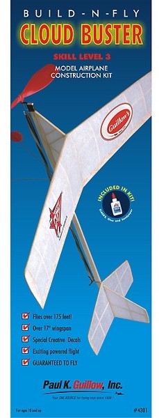 Guillows Cloud Buster w/white glue