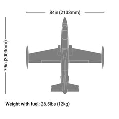 Aermacchi MB-339 60-86N Turbine ARF; Military by Hangar 9