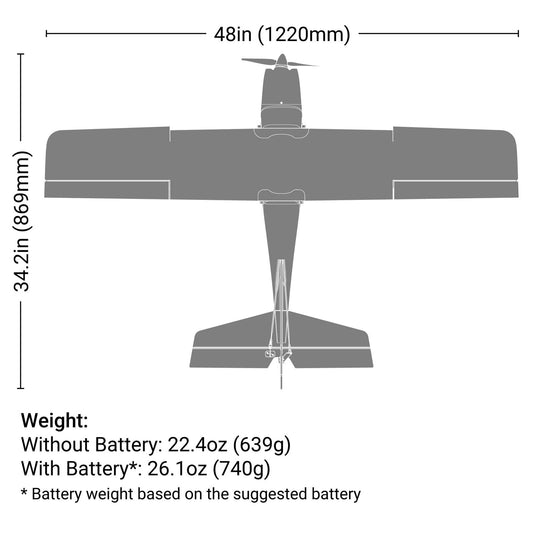 Apprentice S 2 1.2m BNF Basic by Hobby Zone