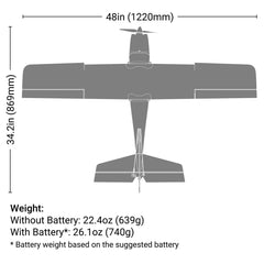 Apprentice S 2 1.2m BNF Basic by Hobby Zone