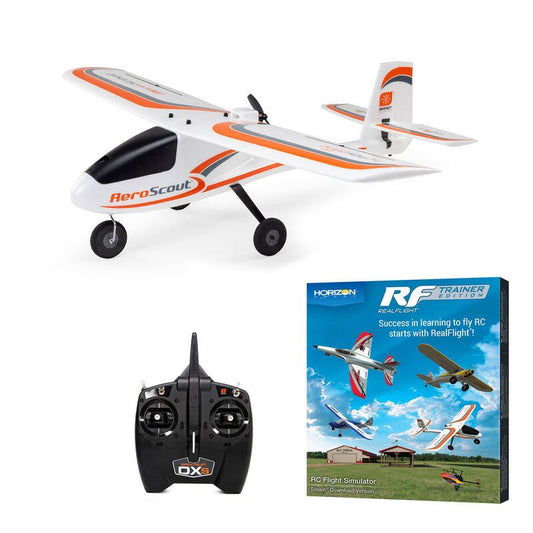 AeroScout S 2 1.1m RTF Basic with SAFE and RealFlight Trainer/Beginner Airplane