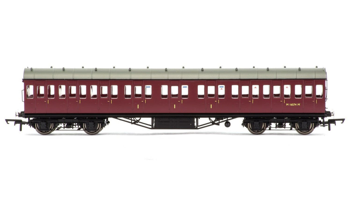 Hornby BR Non-cor. 57' Crimson Co