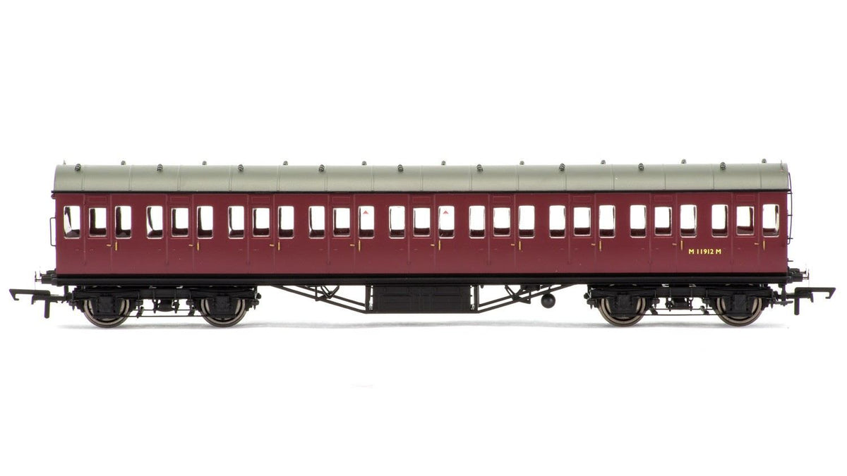 Hornby BR Non-cor. 57' Crimson 3rd