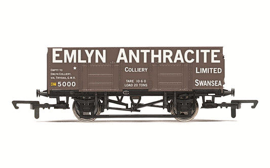 Hornby 21T Coal Wgn EmlynAnthracit