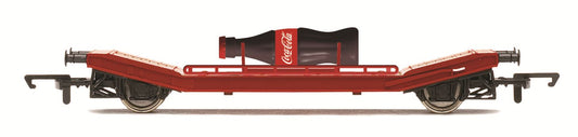 Hornby Lowmac with CocaCola Bottle