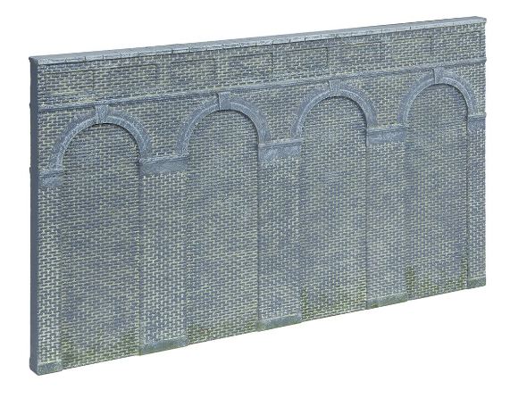 Hornby High Lev.Arch Retain.Wall-Bl