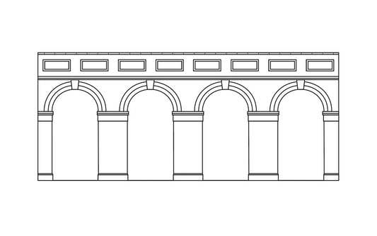 Hornby Mid Lev. Arch. RetainWall-Re