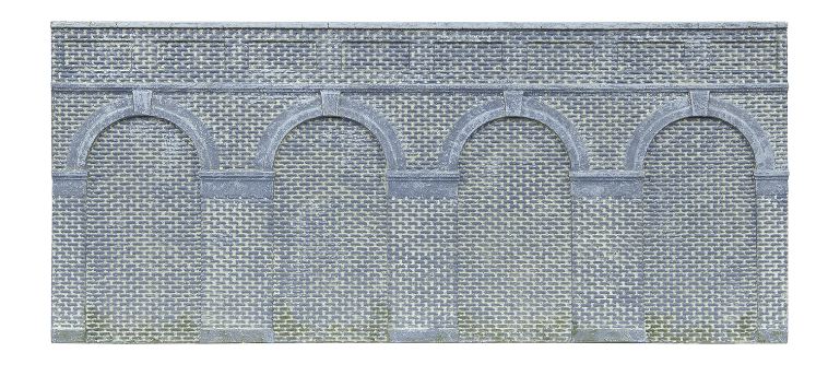 Hornby Mid Lev. Arch. RetainWall-Bl