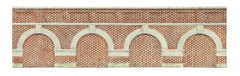Hornby Low Lev. Arch. Retain.Wall-Red