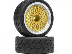 HPI xx1/10 W: BBS RS 6mmOS Slv/Gld