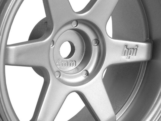 HPI 1/10 W: TE37 26mm Matt Ch 6off