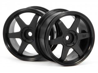 HPI 1/10 W: TE37 26mm Black 0off