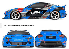 HPI 1/10 RS4 Drift Subaru w/b&c