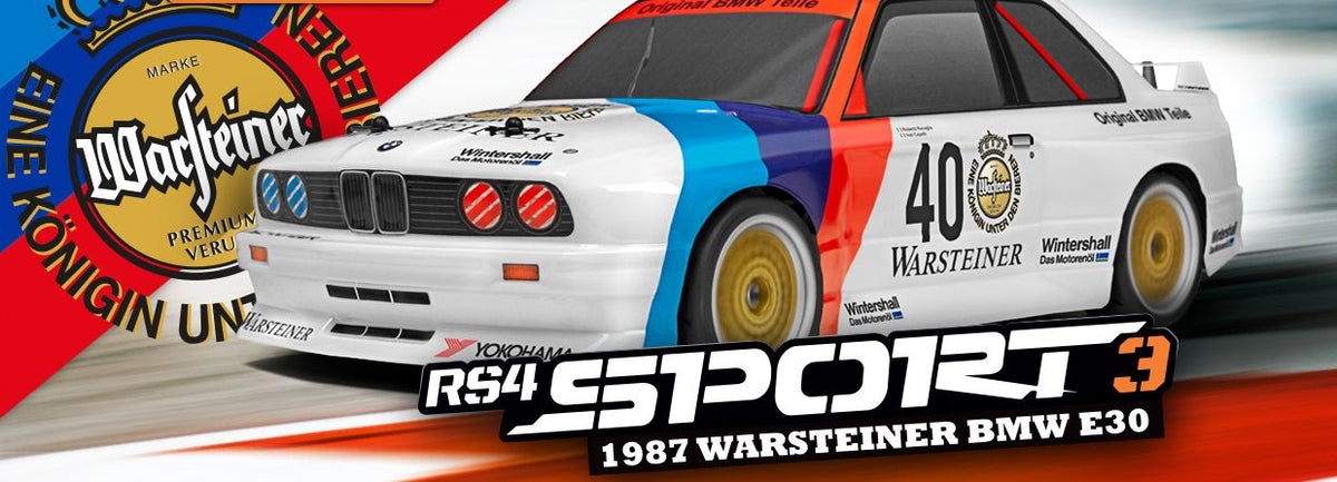 HPI 1/10 RS4 S3 BMW M3 w/b&c