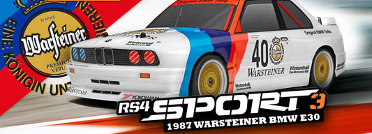HPI 1/10 RS4 S3 BMW M3 w/b&c