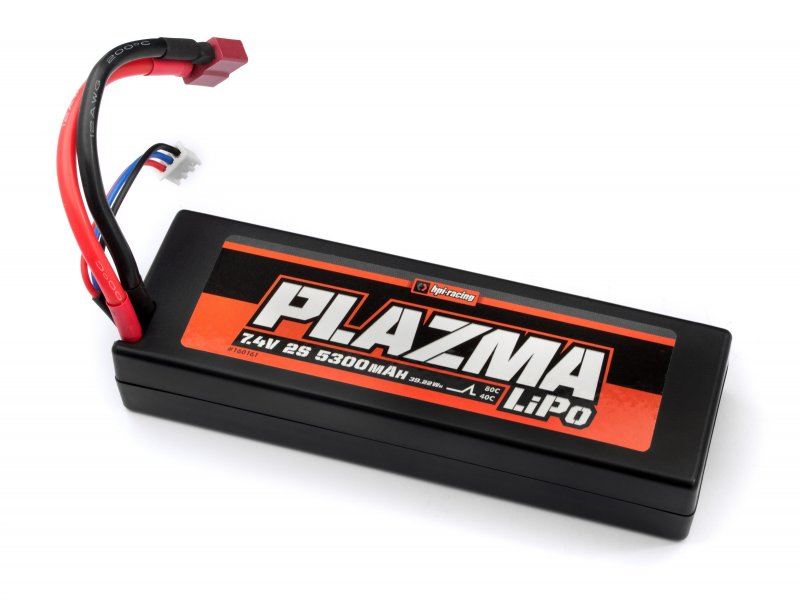 HPI BatLipo: 7.4v 2S 5300 40C De