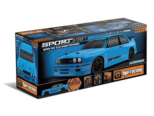 HPI 1/10 RS4 S3 BMW Drift w/b&c