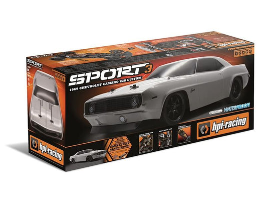 HPI 1/10 RS4 S3 Camaro Z w/b&c