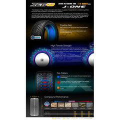 JETKO J-ONE 1/8 Buggy Tires