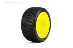 DESIRER 1/8 Truggy Dish Yellow Rim Super Soft Glued by Jetko