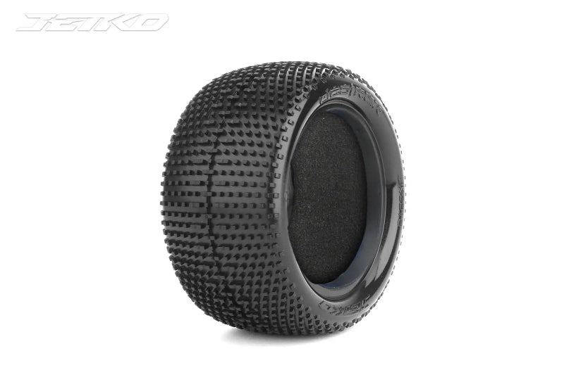 1/10 Buggy Rear 2WD and 4WD -DESIRER Ultra Soft With Open Cell Foam 6222BK 41mm