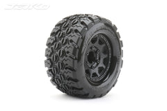 1/10 MT 2.8 EX-KING COBRA/Claw Rim/Black/Medium Soft/Glued Includes Adapters for