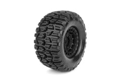 1/5 XMT EX-SLAYER/Claw Rim/Black/Medium Soft/Glued/Blted MTD Tires (2)