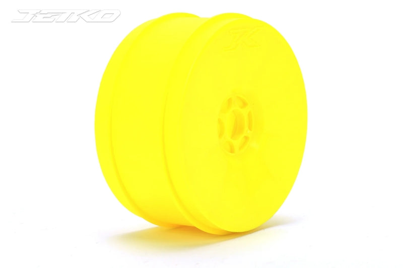 1/8 Truggy Dish Wheel (Yellow) 4PCS by Jetko