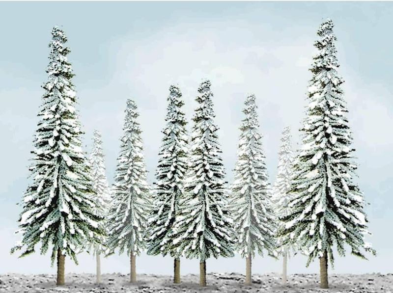 JTT 25-51mm Econo-Snow Pine(55pcs