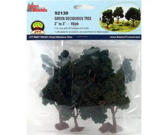 JTT 50-75mm Green Deciduous (10)
