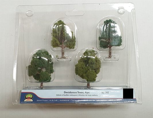 JTT 64-75mm Deciduous Trees (4)