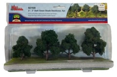 JTT Dark Green Deciduous 2- 3" (4)