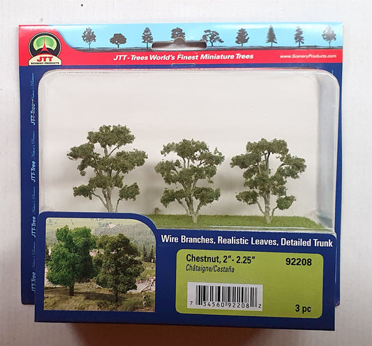 JTT 50-57mm Chestnut Trees (3)