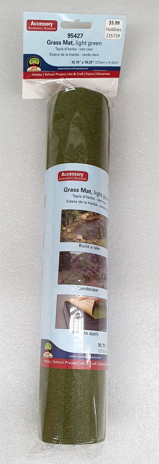JTT Light Green Mat : 273x412mm