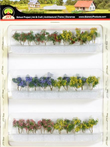 JTT 19-25mm Flower Trees (30)