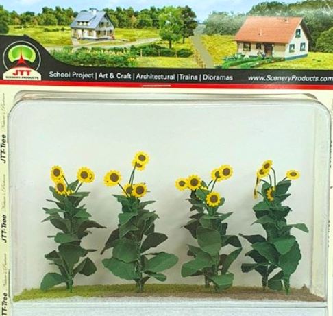 JTT 75mm Sunflowers (8)