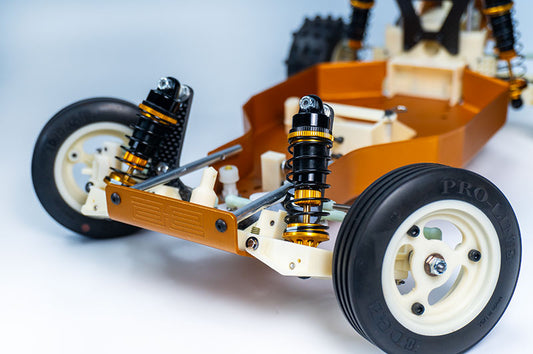 RC10 12mm Gold Big Bore Buggy Shock Set (F & R) Team Associated by Koswork