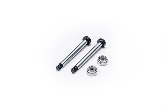RC10 Front Outter 32.7mm Hardened Hinge Pin w/locknuts (2) Team Associated by